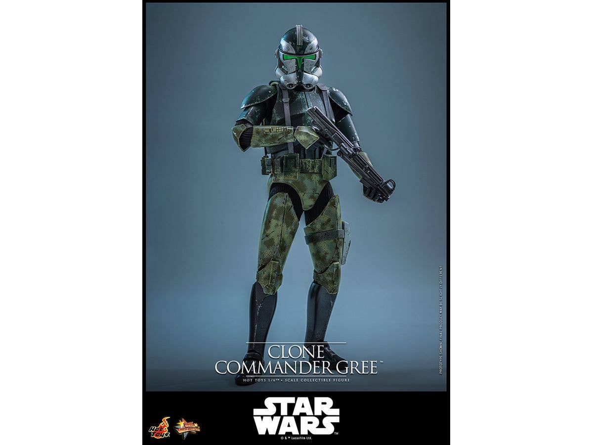 Movie Masterpiece - Scale Fully Poseable Figure: Star Wars: Revenge of the Sith - Clone Commander Gree