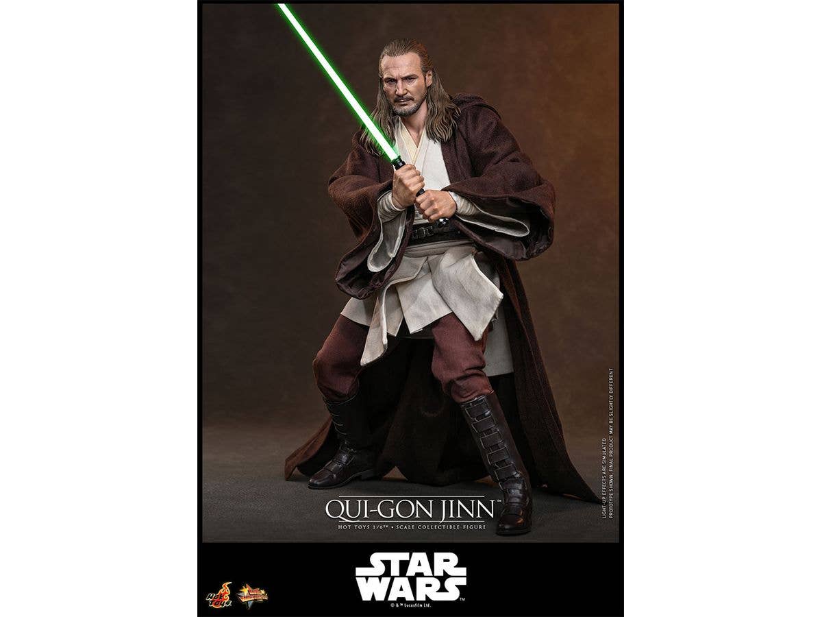 Movie Masterpiece - Scale Fully Poseable Figure: Star Wars: The Phantom Menace - Qui-Gon Jinn (2.0)