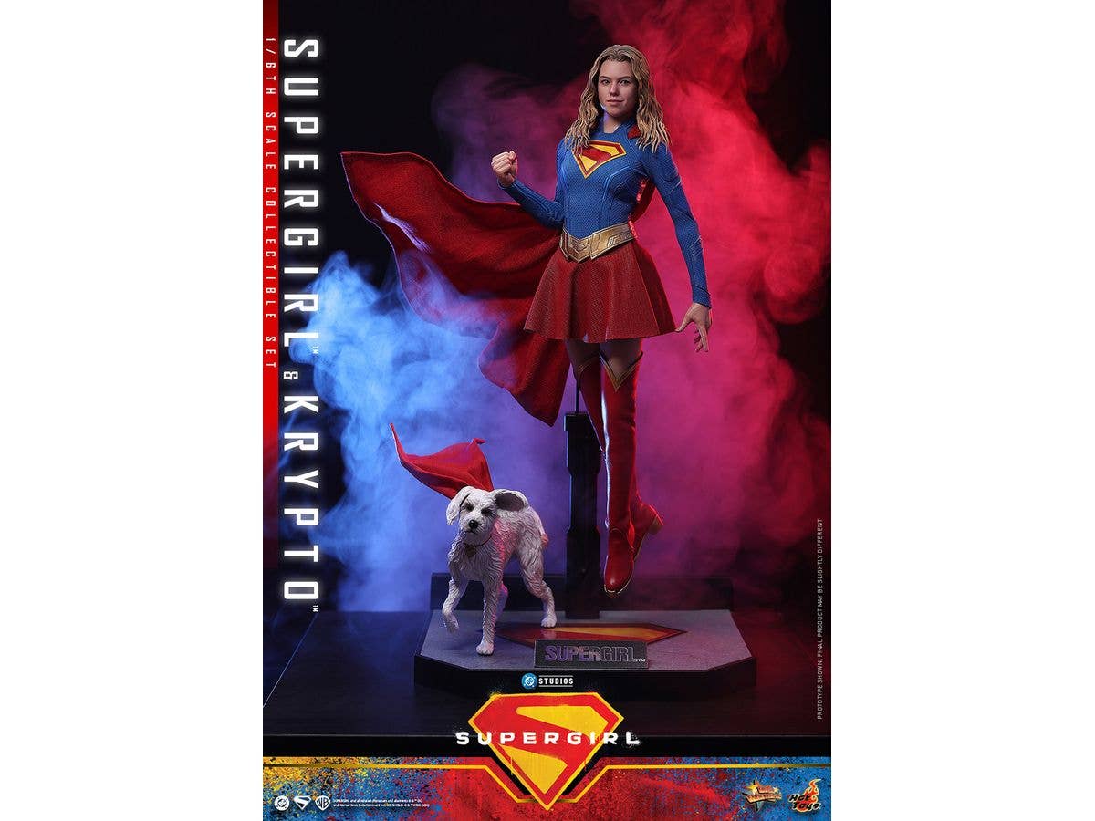 Movie Masterpiece - Scale Fully Poseable Figure: Supergirl - Supergirl & Krypto