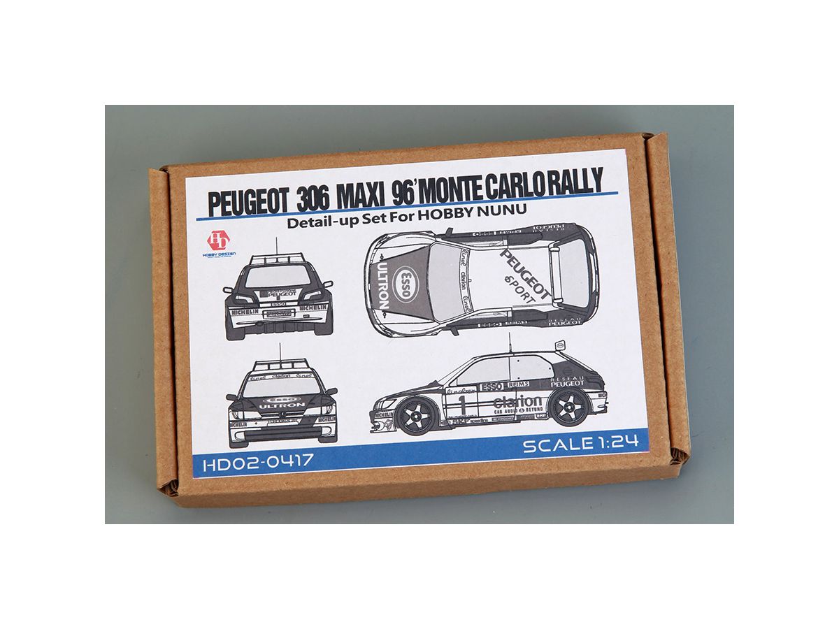 Peugeot 306 Maxi 96' Monte Carlo Rally Detail-UP Set For Hobby NUNU