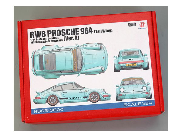 RWB Porsche 964 (Tail Wing) (Ver.A) Full Detail Kit