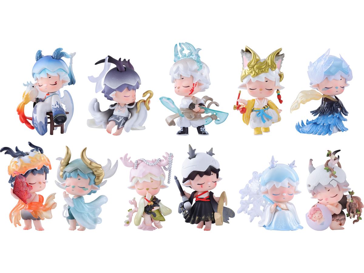 MIMI Myth Mountains And Sea Gods Series Trading Figures: 1Box (10pcs)
