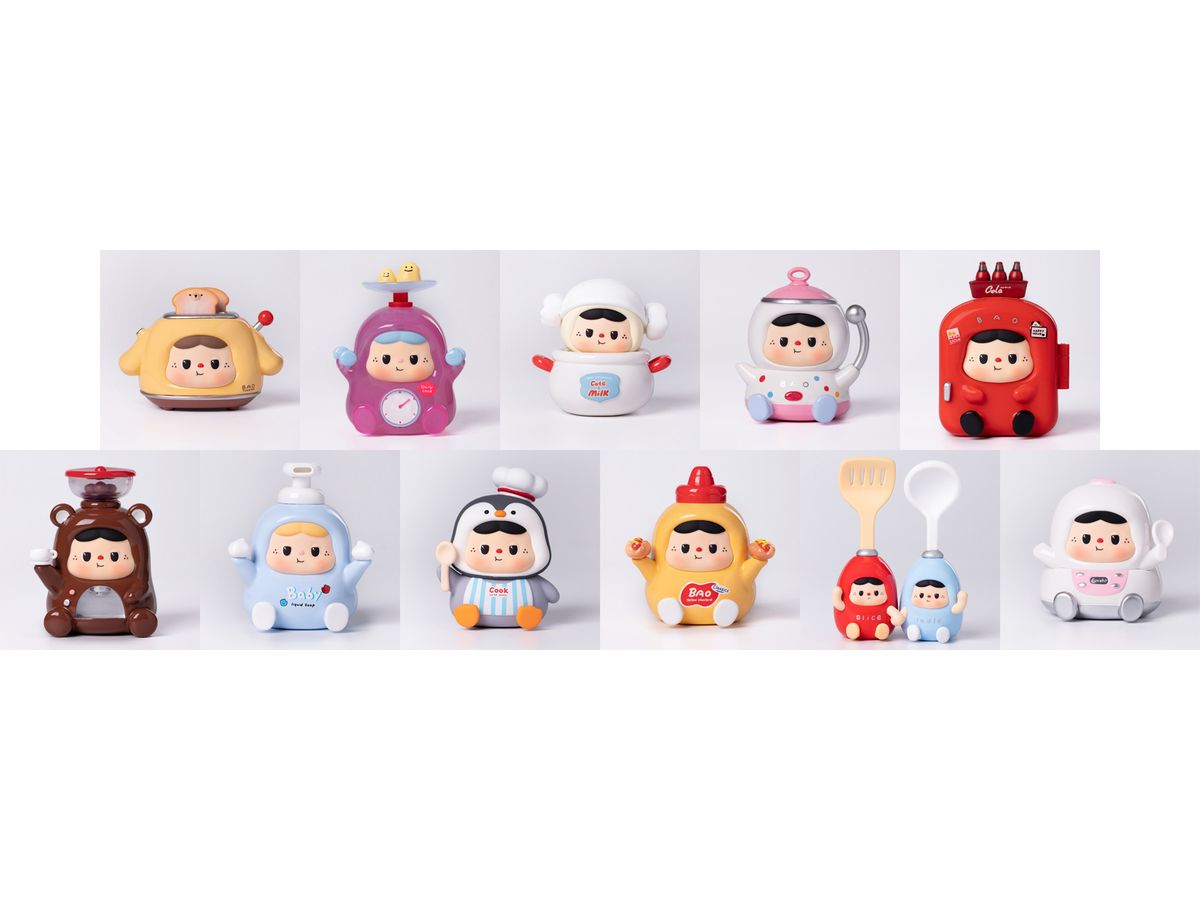 BAOBAO Small Kitchen Series Trading Figures 1Box 10pcs