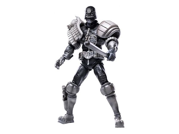 Judge Dredd Action Figure: Judge Dredd Black & White