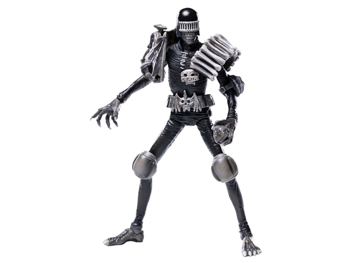 Judge Dredd Action Figure Judge Death Black & White