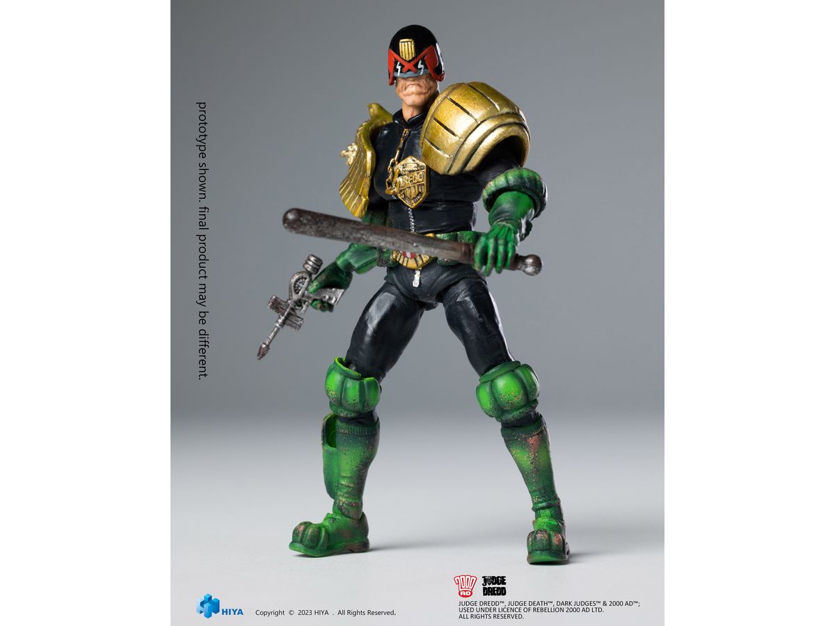 Judge Dredd Action Figure Cursed Earth Judge Dredd