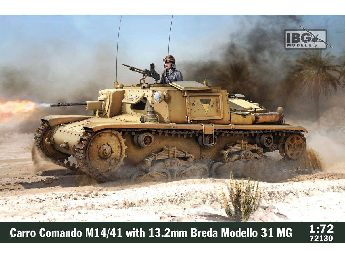 Carro Comando M14/41 with 13.2mm Breda Modello 31 MG