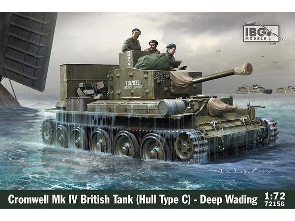 Cromwell Mk.IV British Tank (Hull Type C) Deep Wading