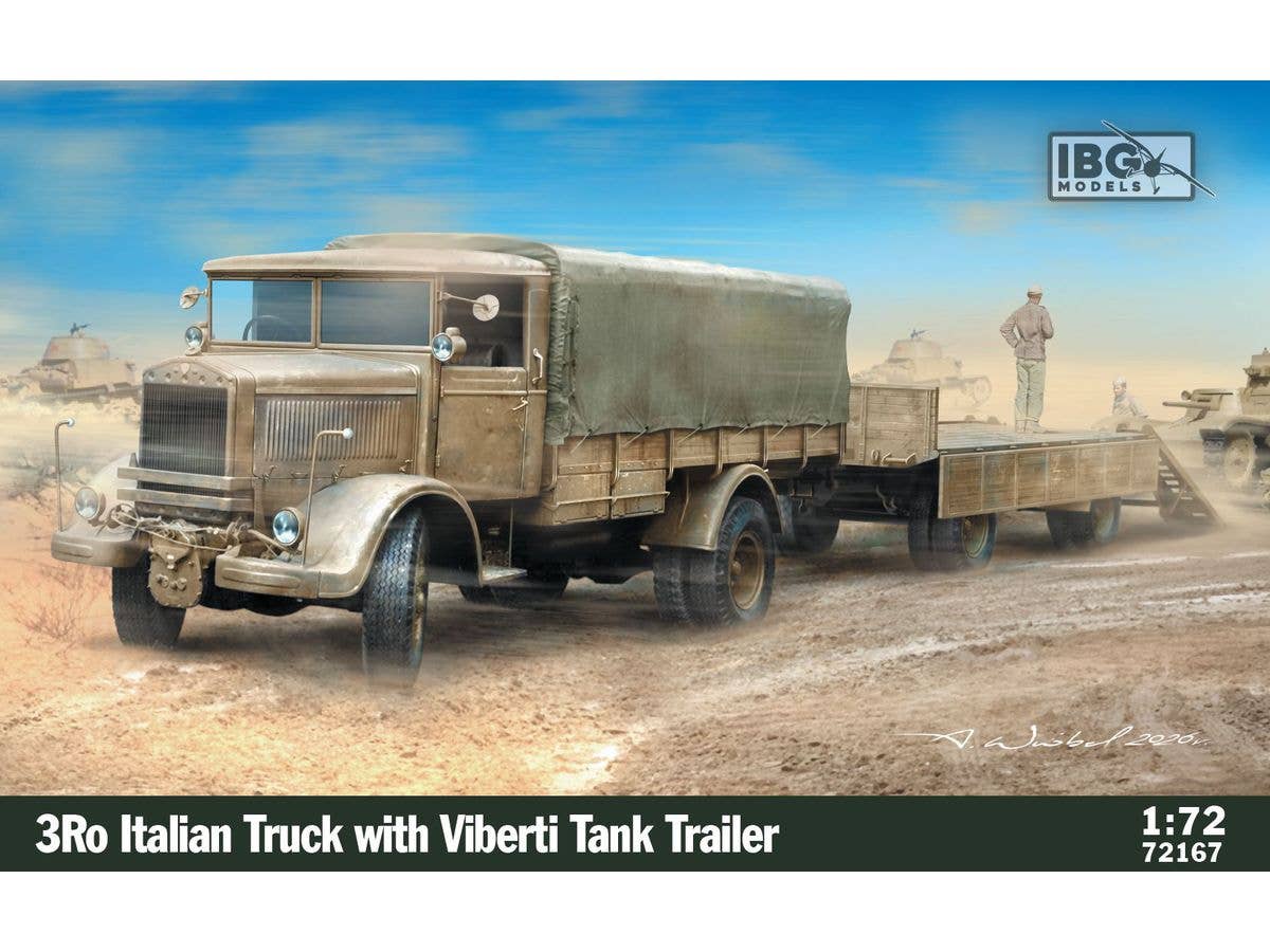 3Ro Italian Truck with Viberti Tank Trailer
