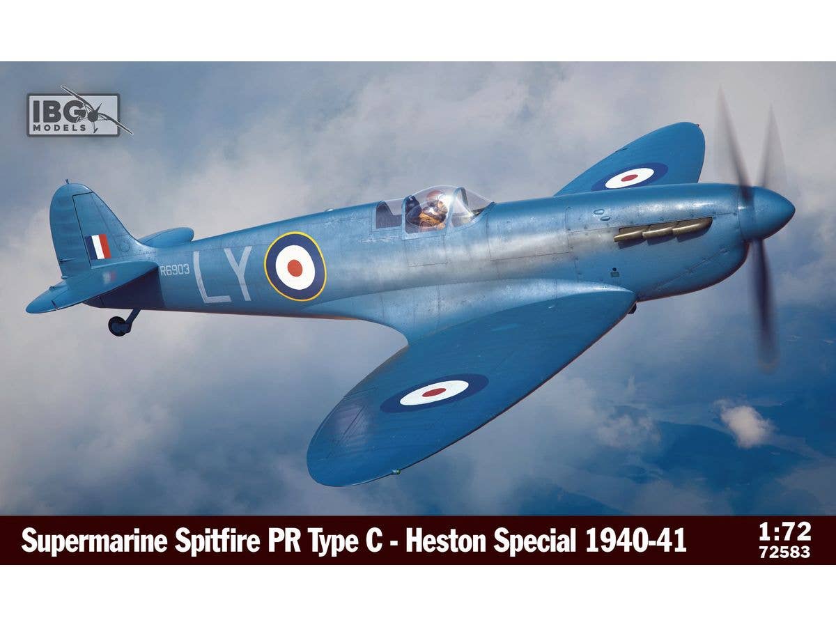 Supemarine Spitfire PR Type C Heston Special 1940 - 41
