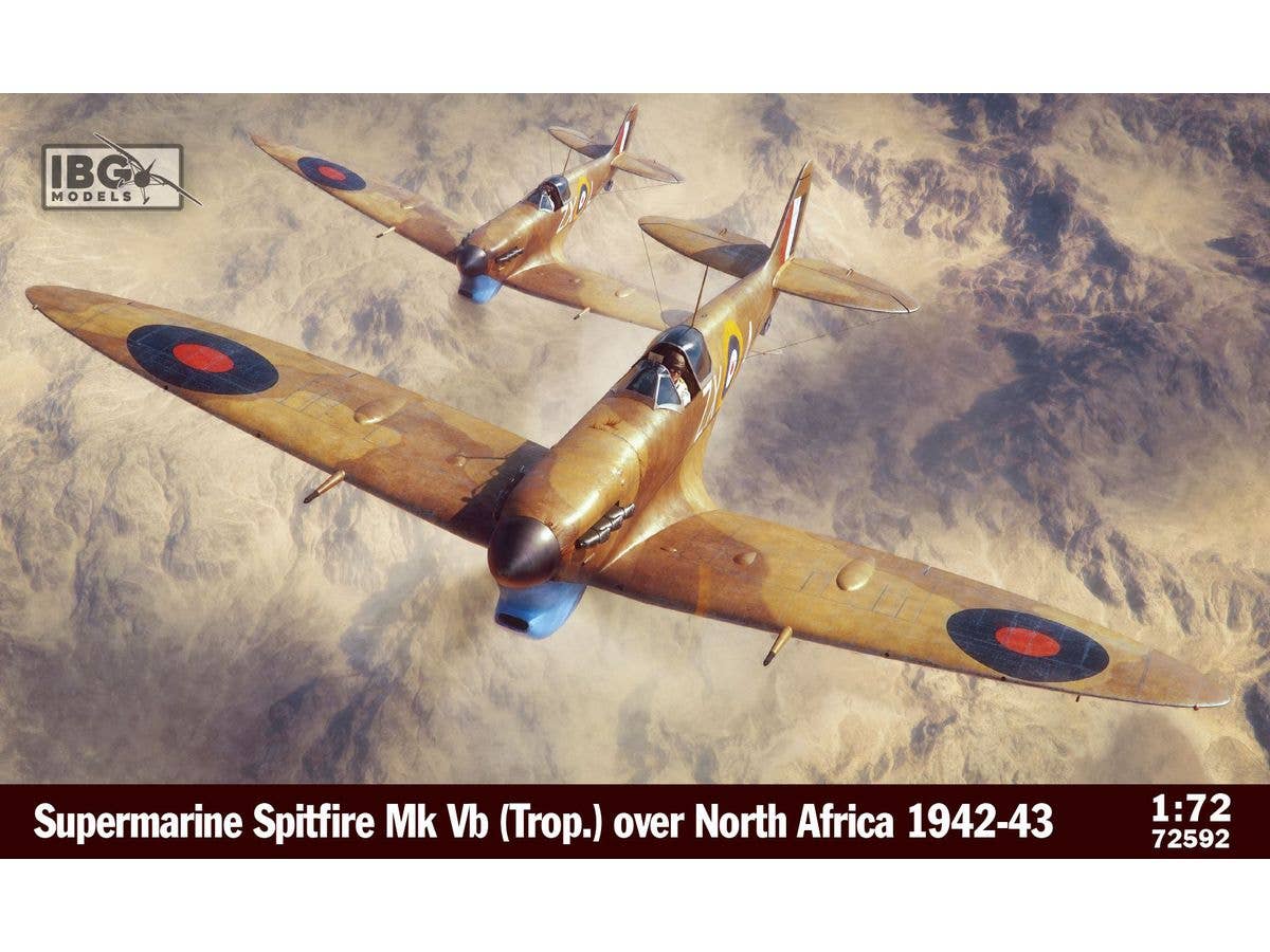 Supermarine Spitfire Mk Vb (Trop.) over North Africa 1942-43