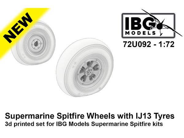 Supermarine Spitfire Wheels with IJ13 Tires (for IBG)