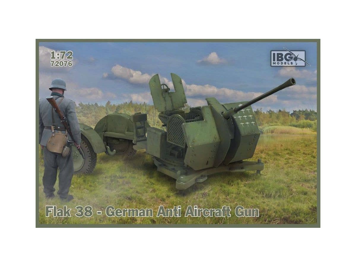 Flak 38 German Anti Aircraft Gun (set of 2)