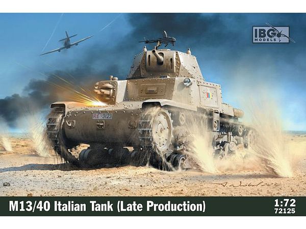 Italian M13/40 Carlo Armato Tank III Series (Final Production Type)