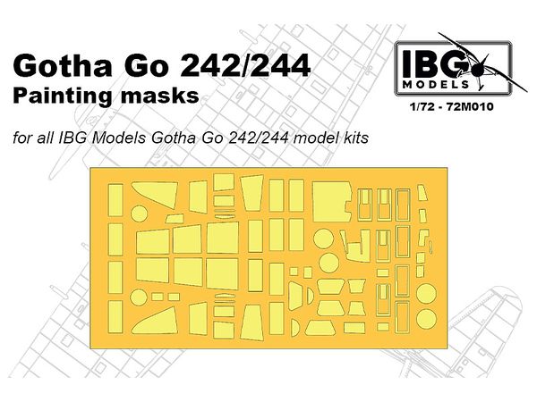 Gotha Go 242/244 Painting masks for all IBG Models Gotha Go 242/244 model kits (72M010)