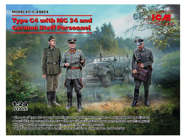 Type G4 with MG 34 and German Staff Personnel