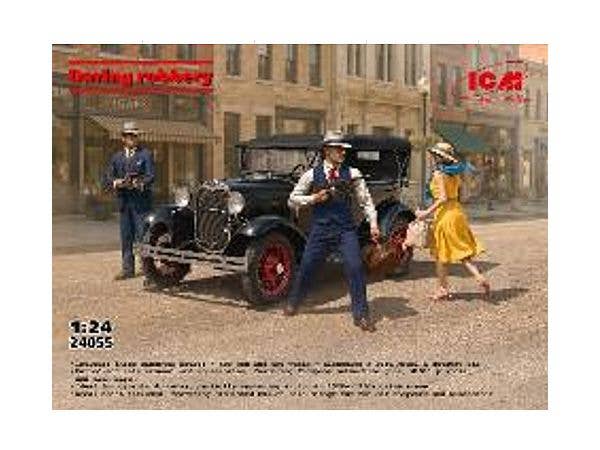 Ford Model A with Gangster Figures
