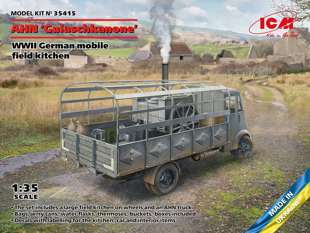 AHN Gulaschkanone WWII German mobile field kitchen