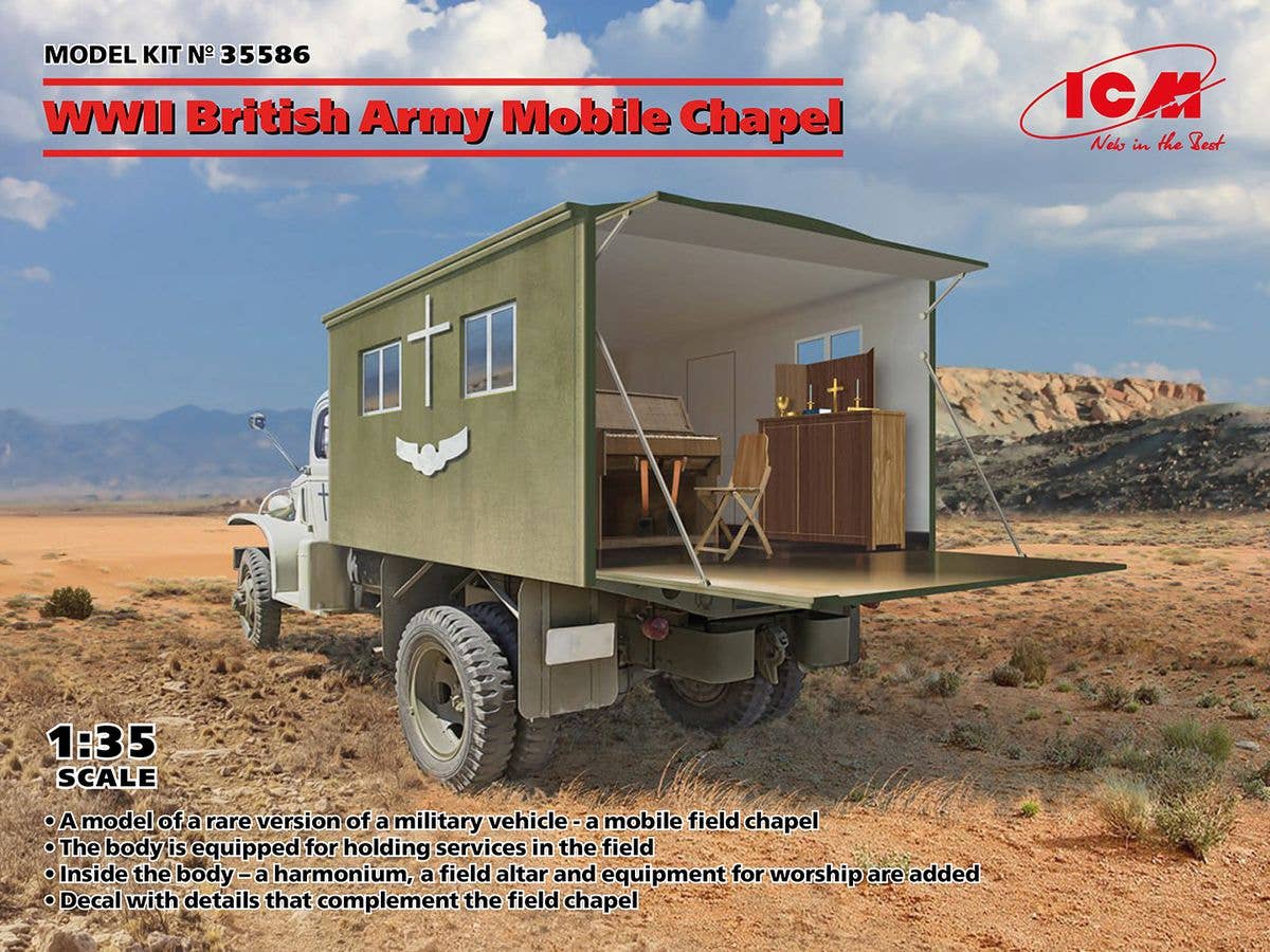 WWII British Army Mobile Chapel Truck