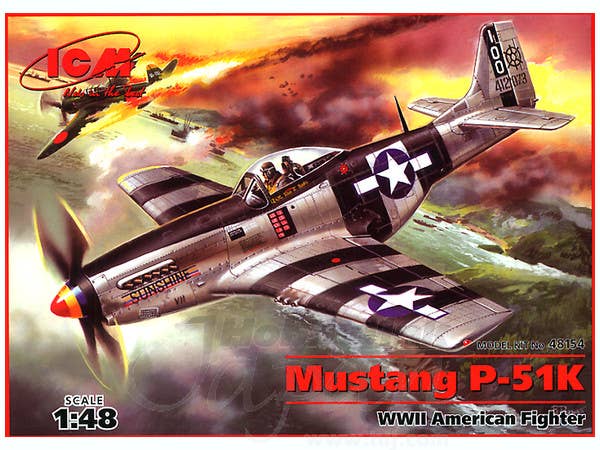 Mustang P-51K WWII American Fighter
