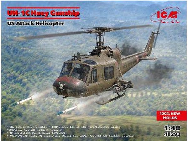 UH-1C Huey Gunship (US Attack Helicopter)
