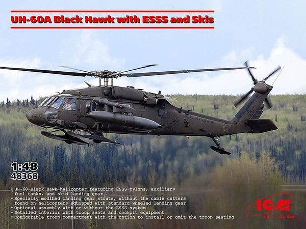 UH-60A Black Hawk with ESSS and Skis