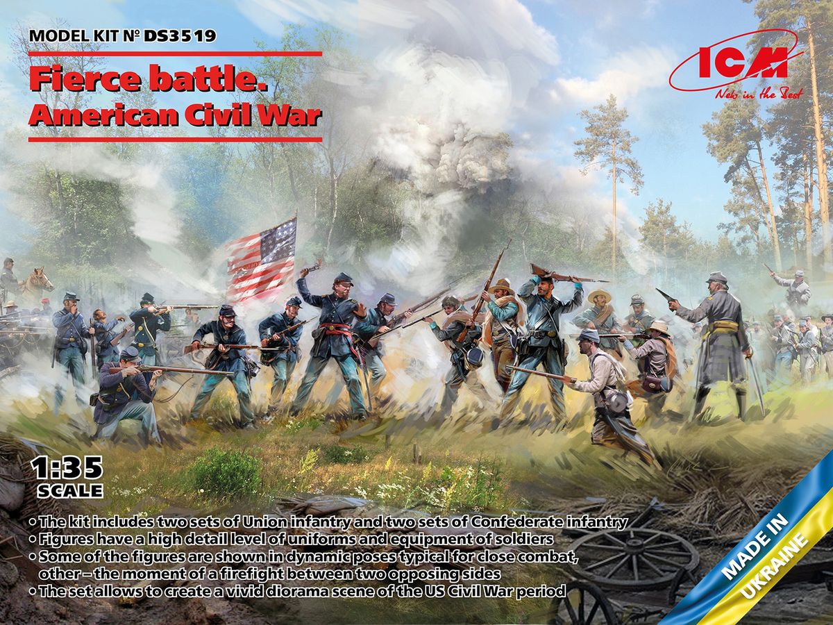 Fierce Battle. American Civil War Set