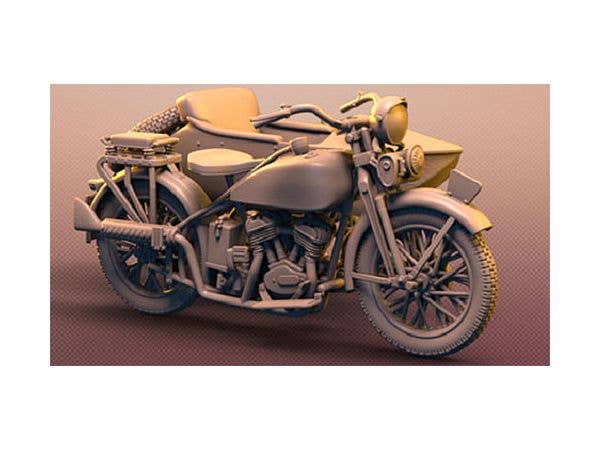 Japan Rikuo Type 97 Military Motorcycle Sidecar
