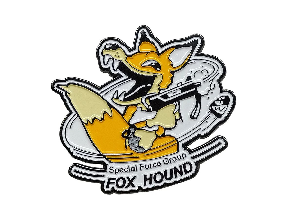 Metal Gear Solid: Foxhound Pin Badge (With Serial Number)