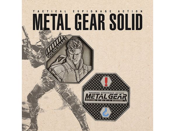 Metal Gear Solid: Solid Snake Coin (With Serial Number)