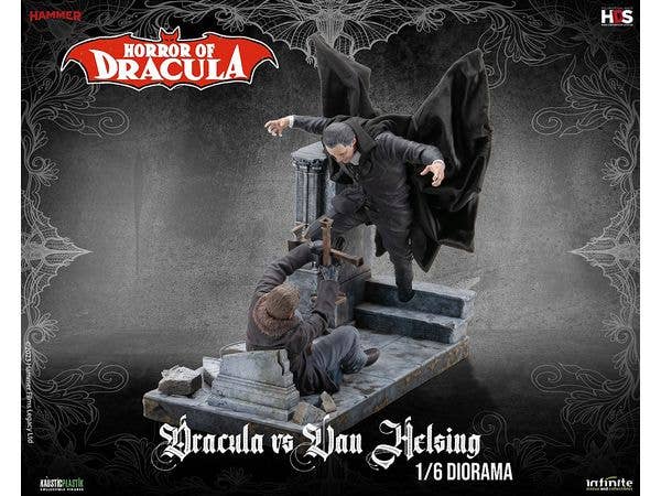 Horror of Dracula / Dracula: Dracula vs. Van Helsing Diorama Statue