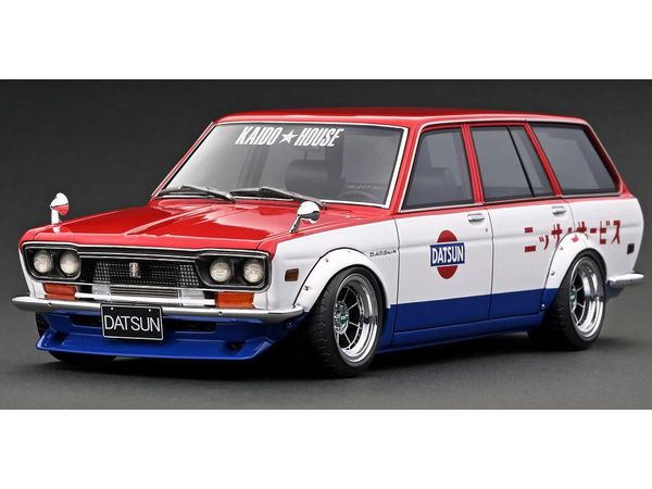Datsun Bluebird (510) Wagon Red/White/Blue