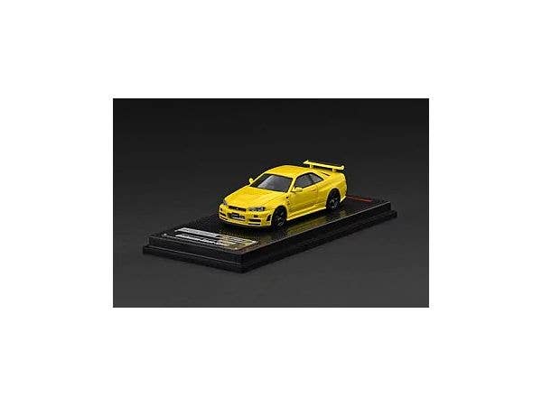 Nissan Skyline GT-R (BNR34) NISMO customized Yellow (1/64 Scale)