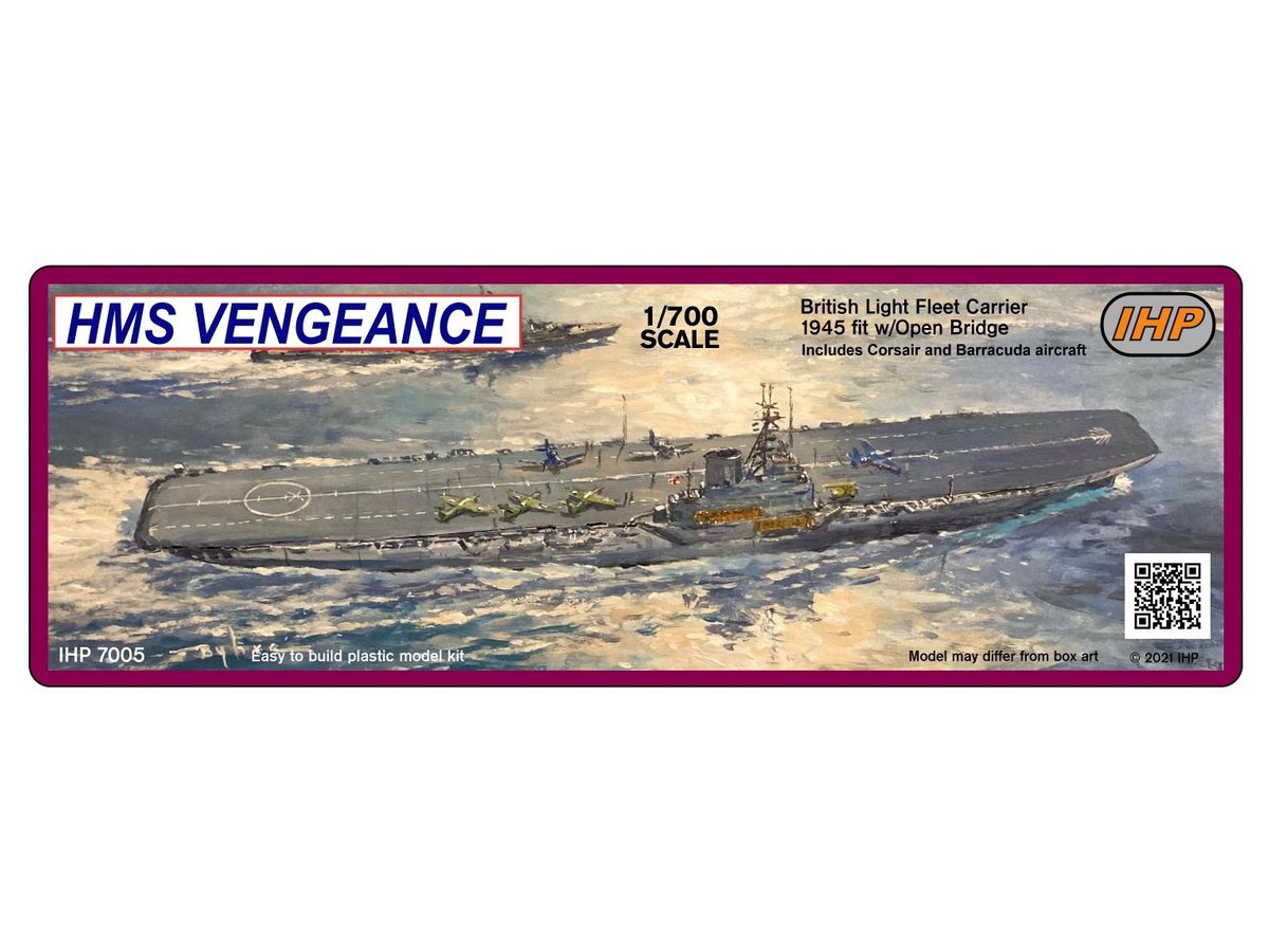 Royal Navy Aircraft Carrier HMS Vengeance 1945