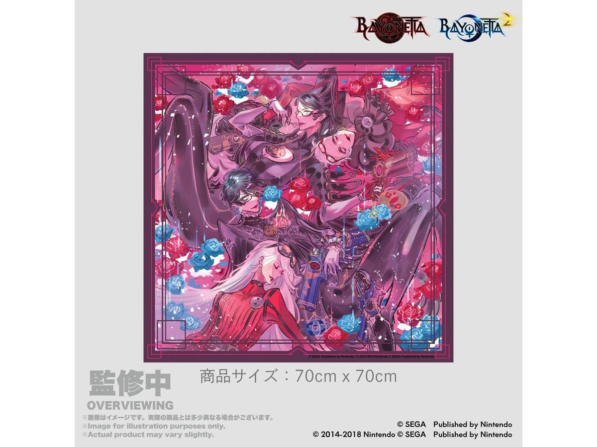 Bayonetta The Gates of Hell x IIJAN Scarf BAYONETTA 1 & 2 Memorial Art by Mari Shimazaki