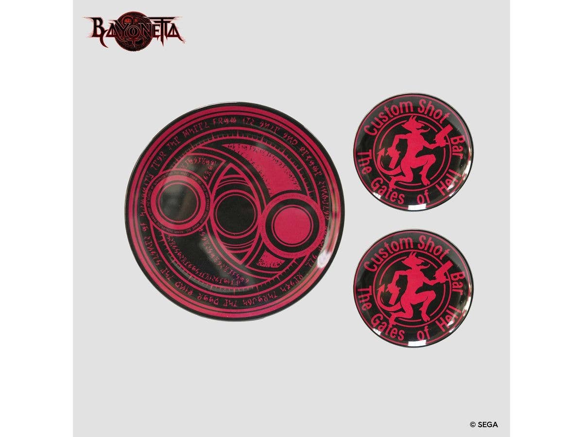 Bayonetta The Gates of Hell & Magic Circle Plate Set (Reissue)