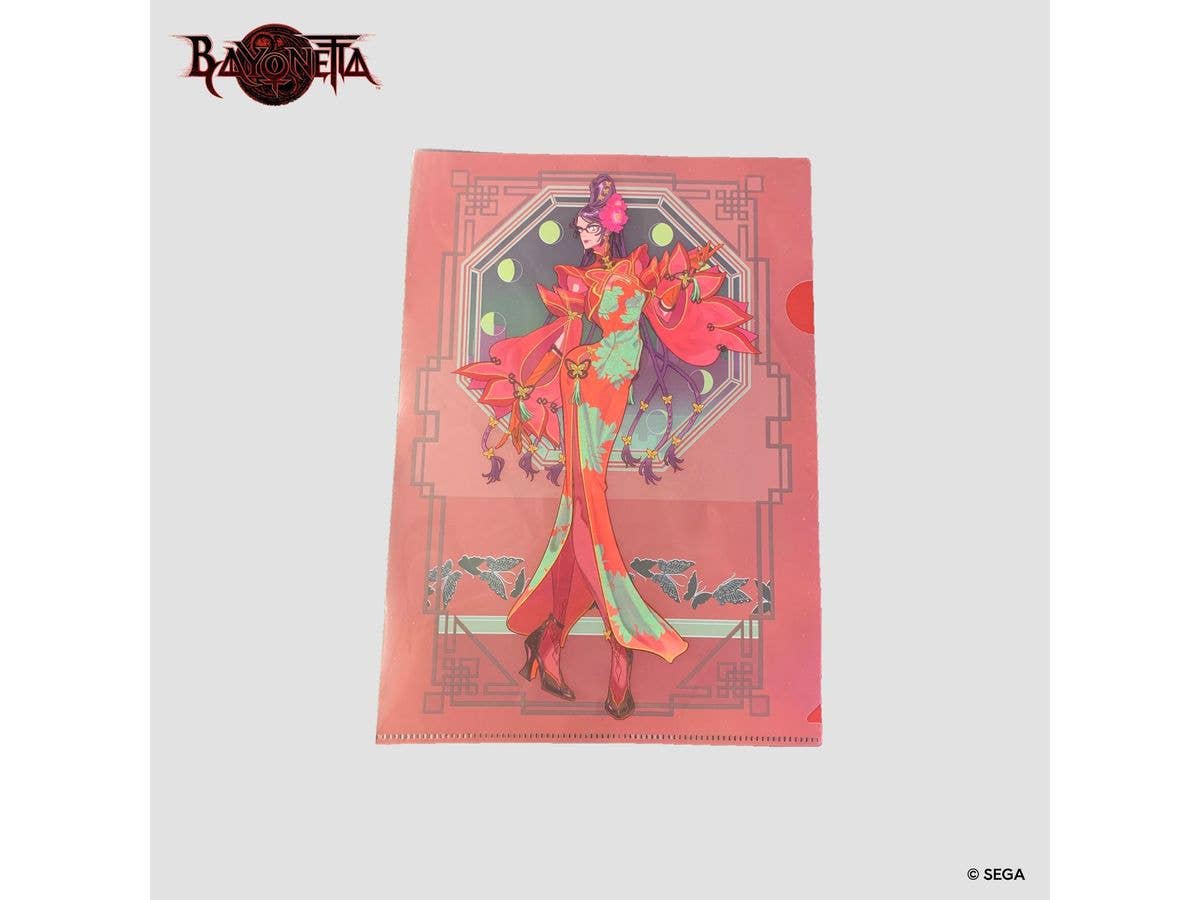 Bayonetta Clear File A4 - Event Key visual by Mari Shimazaki (Reissue)