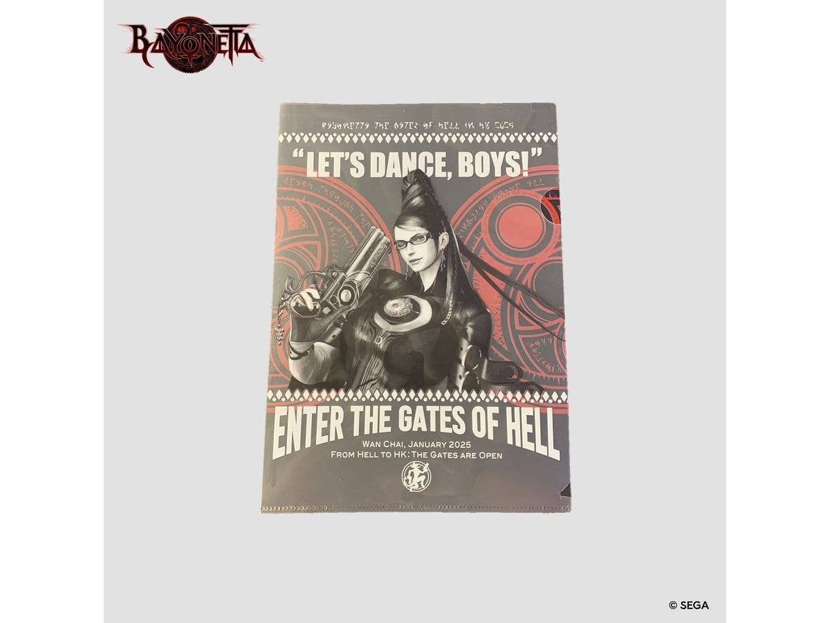Bayonetta Clear File A4 - The Gates of Hell Hong Kong (Reissue)
