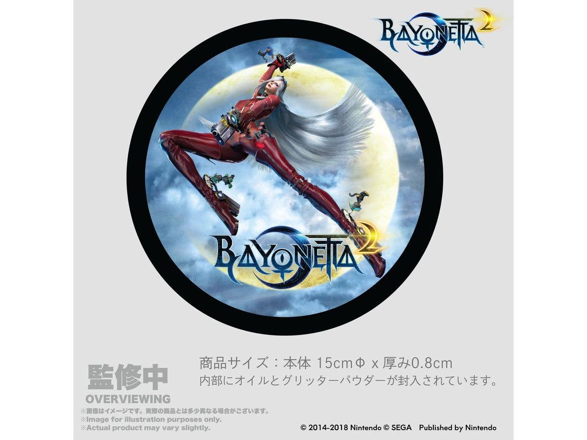 Bayonetta2 Glitter Coaster BAYONETTA 2 Jeanne