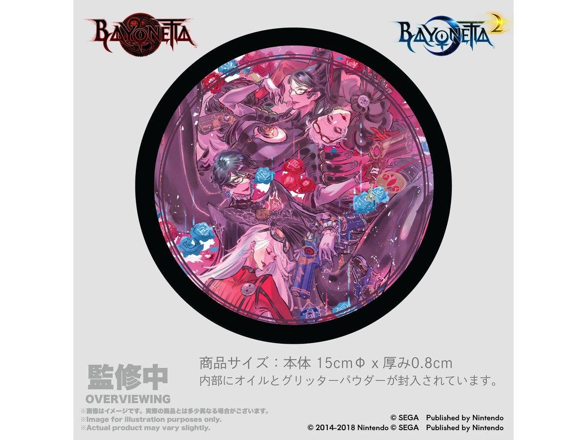 Bayonetta Glitter Coaster BAYONETTA 1 & 2 Memorial Art by Mari Shimazaki