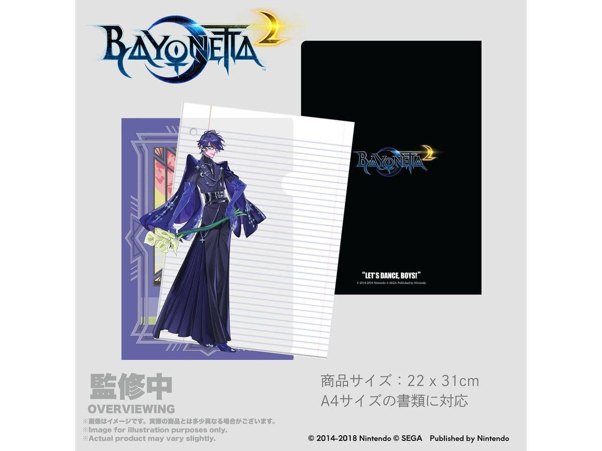 Bayonetta2 A4 Clear File Event Key visual by Mari Shimazaki