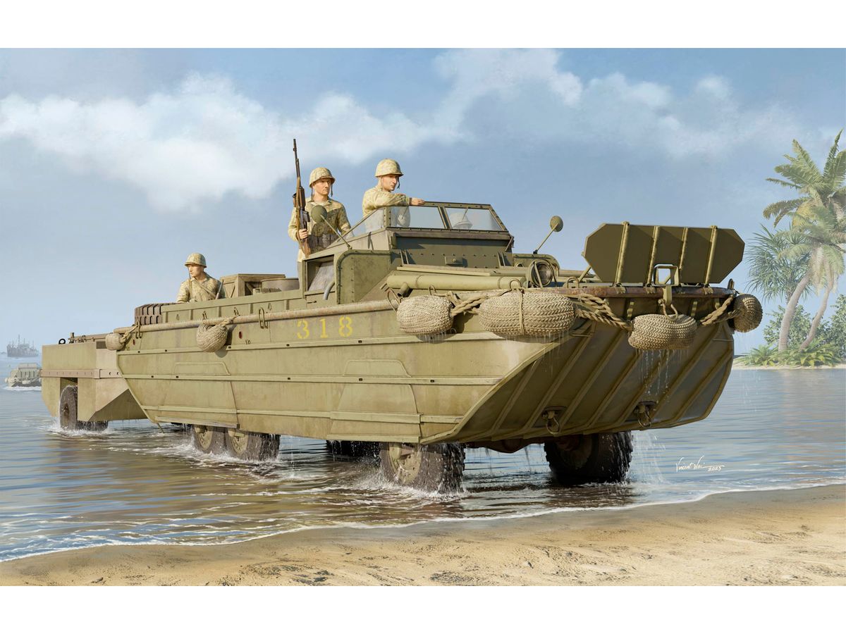 GMC DUKW-353 with WTCT-6 Trailer
