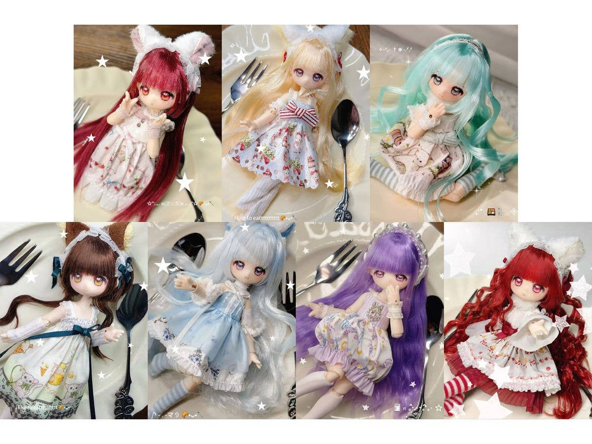 Stillwind Myth Hair Transplant Head BJD Doll Blind Box 1Box 6pcs