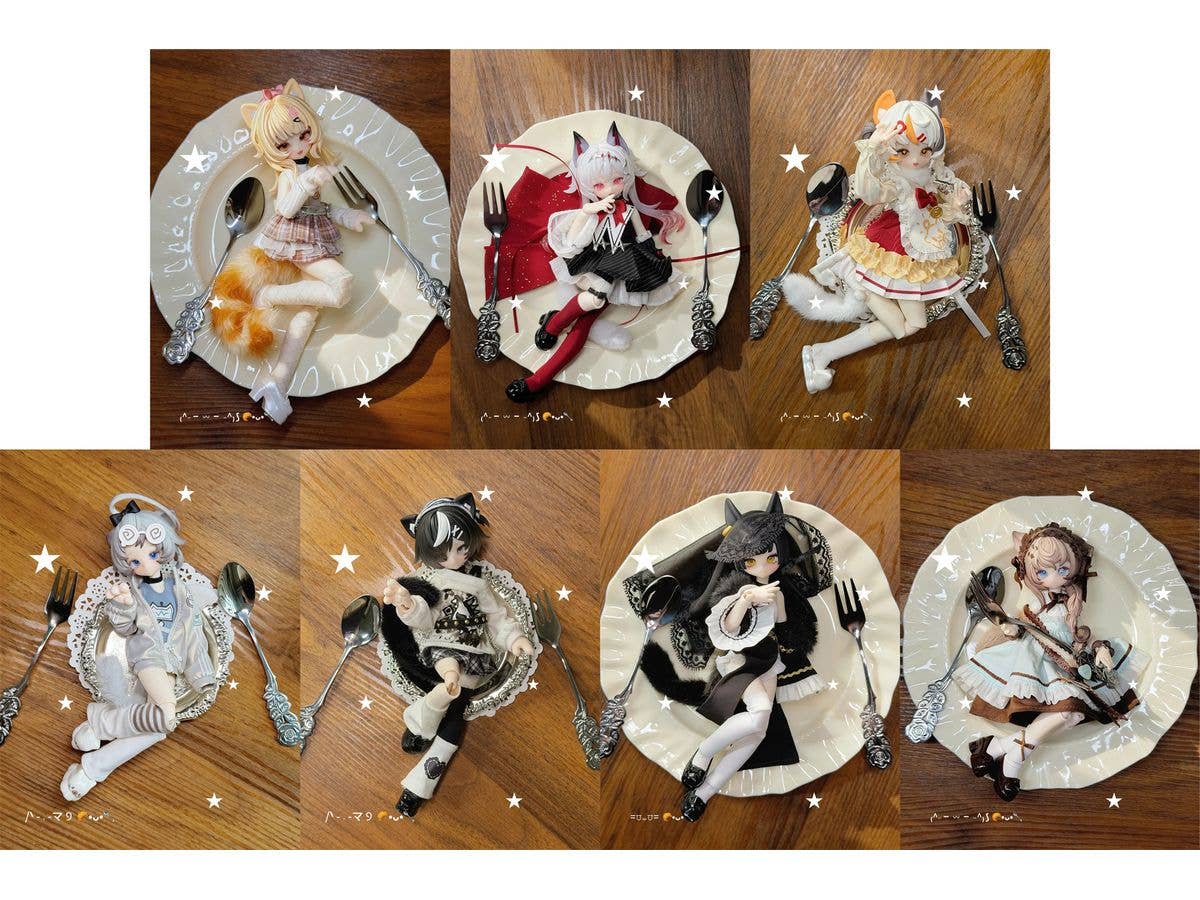 Meow Meow Meow Dimension BJD Blind Box 1Box 6pcs