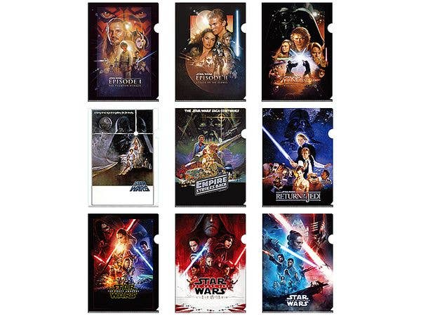 Star Wars Saga / Clear File Set of 3 (3 Types)