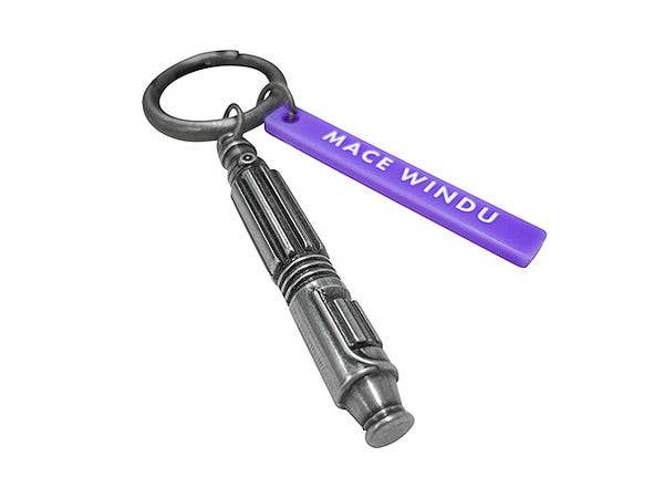 Star Wars Saga/ Mace Windu Lightsaber Keychain