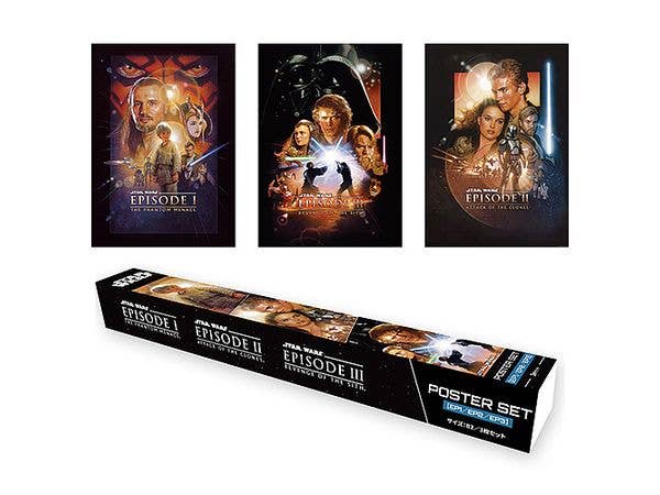 Star Wars Saga / EP1-EP3 B2 Poster Set