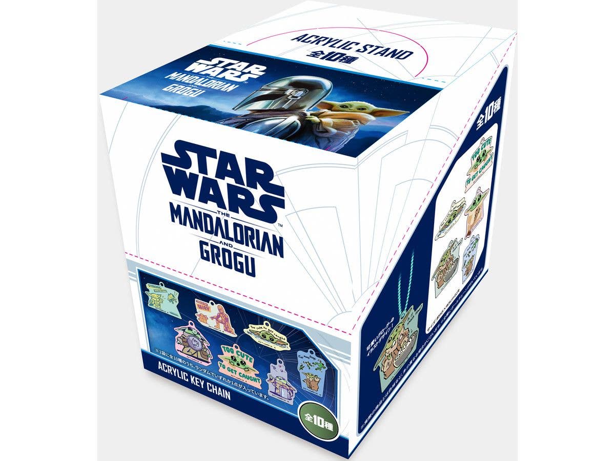 Star Wars Mandalorian and Grogu / Acrylic Keychain Complete Set of 10