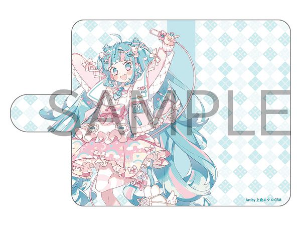 HATSUNE MIKU Digital Stars 2021 Animax Cafe+ Notebook Type General-Purpose Smartphone Case Hastune Miku