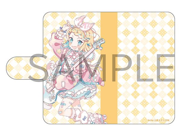 HATSUNE MIKU Digital Stars 2021 Animax Cafe+ Notebook Type General-Purpose Smartphone Case Kagamine Rin